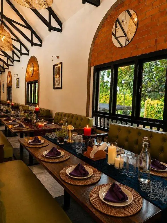 Dining at D-Zion Resort Coorg